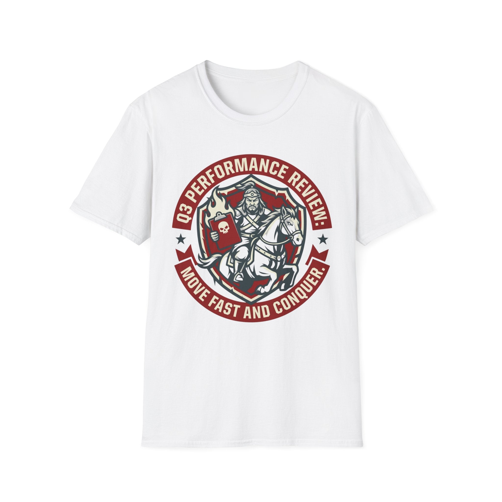 Q3 Performance Review Move Fast and Conquer T-Shirt