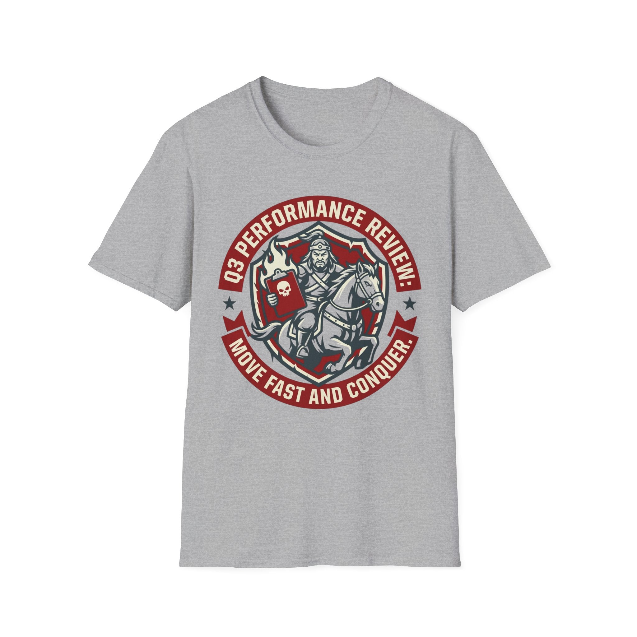 Q3 Performance Review Move Fast and Conquer T-Shirt